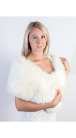 White Fox Fur Stole